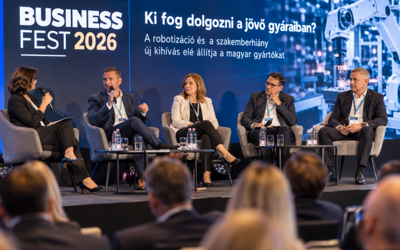 Ki fog dolgozni a jövő gyáraiban? Robotizáció és szakemberhiány a BUSINESS FEST 2026 szakmai kerekasztalán