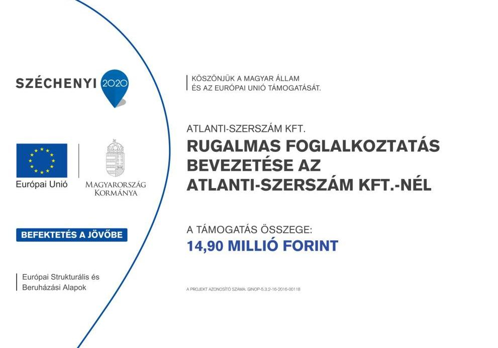 Képzések megvalósítása az Atlanti-Szerszám Kft.-nél