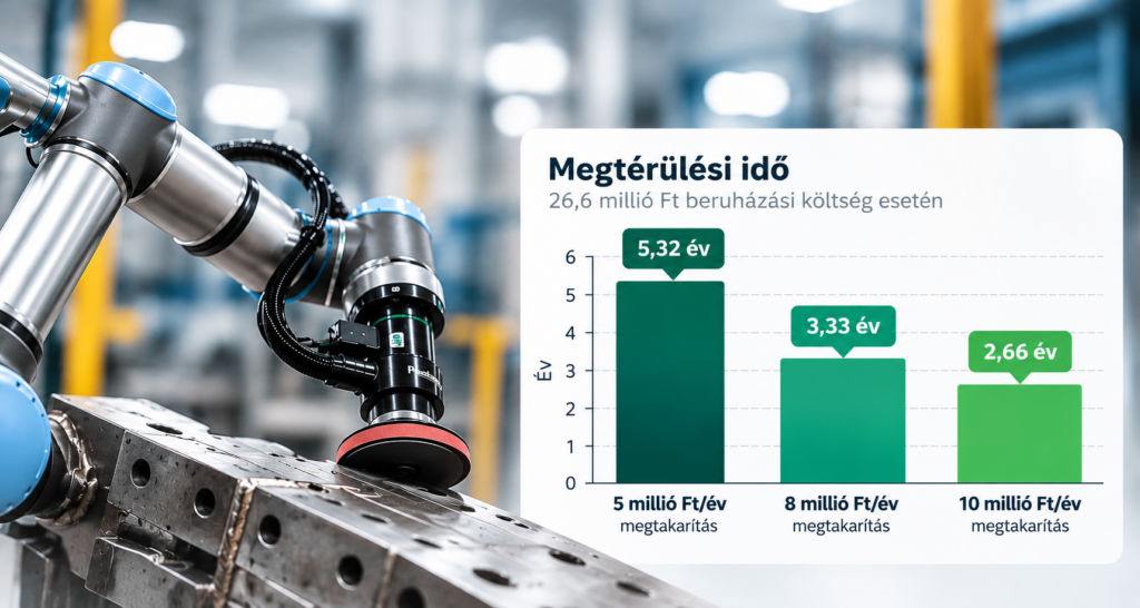 Megéri robotizálni kis szériás gyártásban? Így számítható ki a robot megtérülése Megéri robotizálni kis szériás gyártásban? Így számítható ki a robot megtérülése